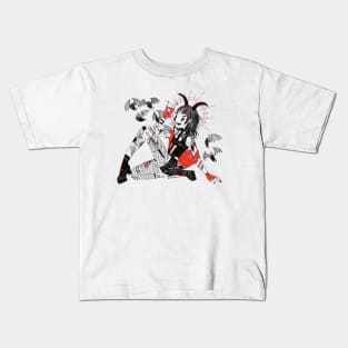 Devil's Little Girl Kids T-Shirt